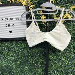 🆕 Cream Bikini Top